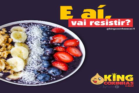 KING COXINHAS E AÇAÍ - FACEBOOK